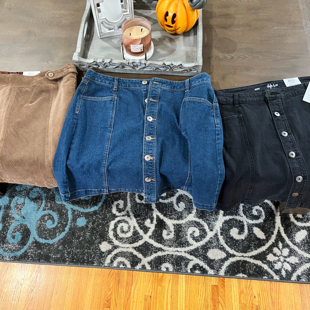 3 brand new skirts